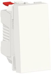 Выключатель 1-кл. 1мод. СП Unica Modular IP21 (сх. 1) 250В 10AX бел. SchE