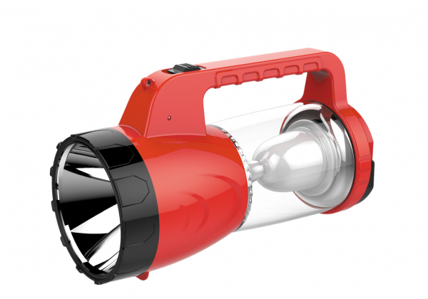 Фонарь аккум. светод. AFC873-3W, 1*3Вт+6Вт, 4В, работа до 7ч, Спутник