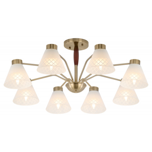 Люстра Rivoli Meta 2058-308 8*Е27 40W классика