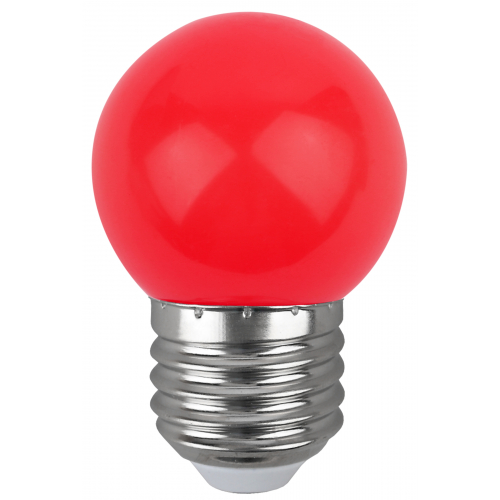 Лампа светодиодная ERARL45-E27 P45 1Вт шар красн. E27 4SMD для белт-лайт ЭРА