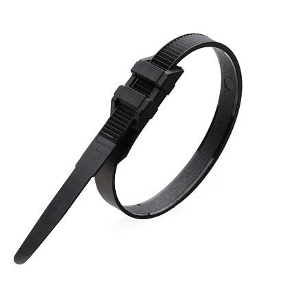 Стяжки нейлоновые КСУ 9х350 черн. (100шт) Fortisflex