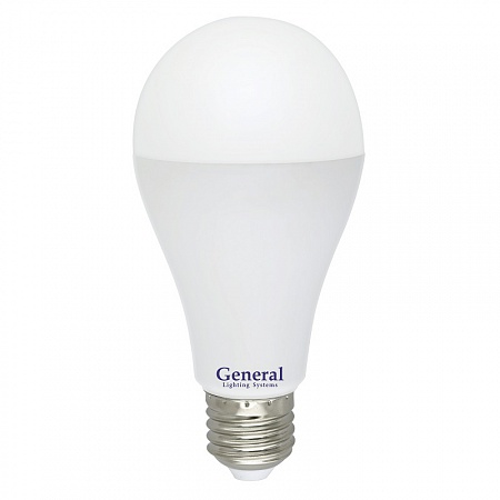Лампа General "Груша" GLDEN-WA67-25Вт-230-E27-4500К угол 270