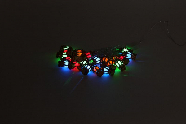 Гирлянды ENIN-3F ЭРА Гирлянда LED Нить Фонарики 3 м мультиколор, 220V, IP20