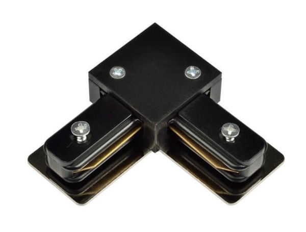 *Соединитель для шинопроводов L-образный однофазный черный UBX-Q121 K21 black 1 POLYBAG