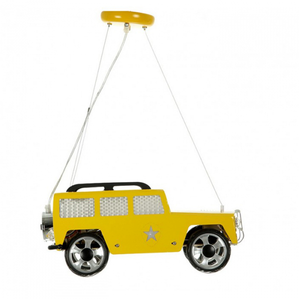 Подвес Kink Light ХАММЕР E27 H800 D460*220мм желтый