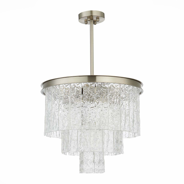 Люстра ST Luce Corsia SL1230.102.06 никель/прозрачный E14 6х60W