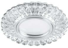 Светильник встраиваемый с белой LED подсветкой Feron CD901 потолочный MR16 G5.3 белый