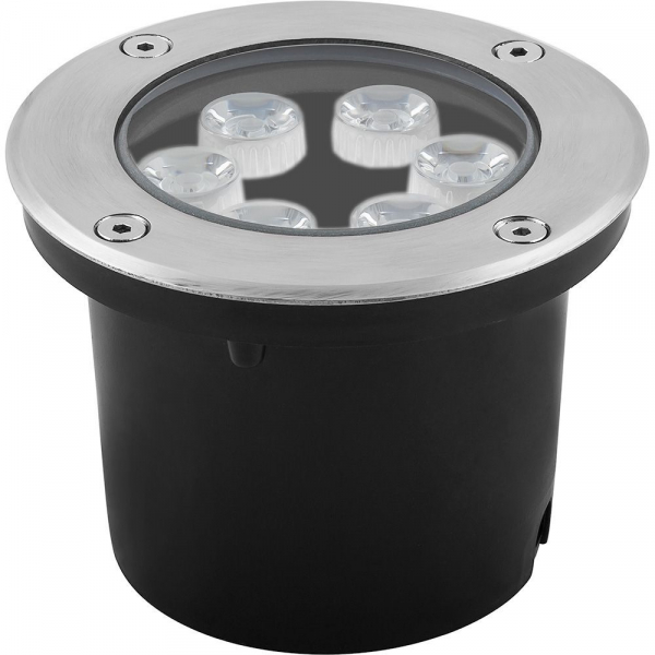 Светильник тротуарный 6LED RGB 6W 120хН90mm внутренний диаметр: 82mm IP67 SP41212 Feron