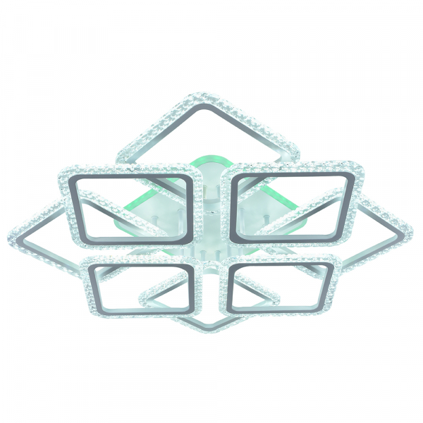Люстра светодиодная Profit Light 18029/8 WHT 224W+11W RGB 3000-6000K пульт