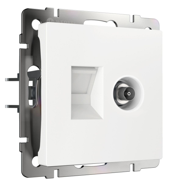Розетка ТВ+Ethernet Werkel 4690389174414 W1181301 a056109