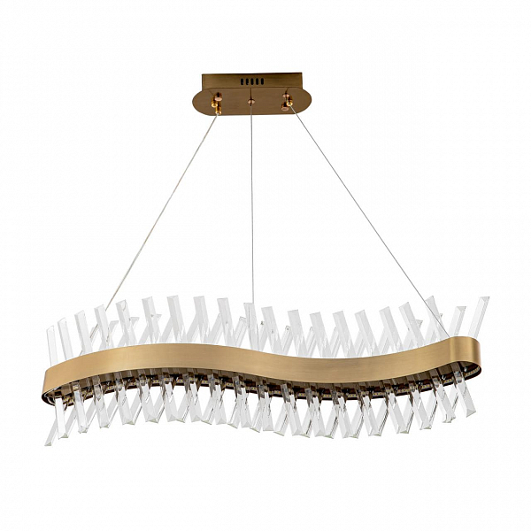 Подвесная люстра MODELUX ML.006.800 LED 120W 500-1500*800*160мм бронза
