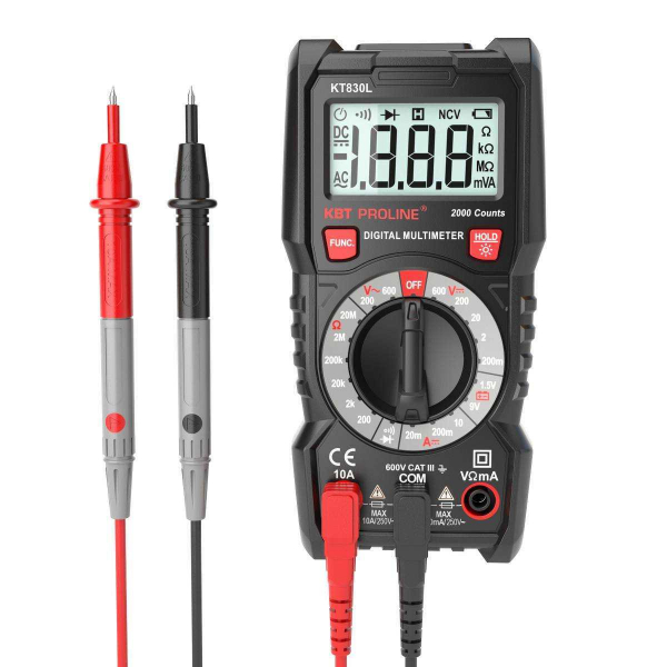 Мультиметр цифровой KT 830L "PROLINE" КВТ