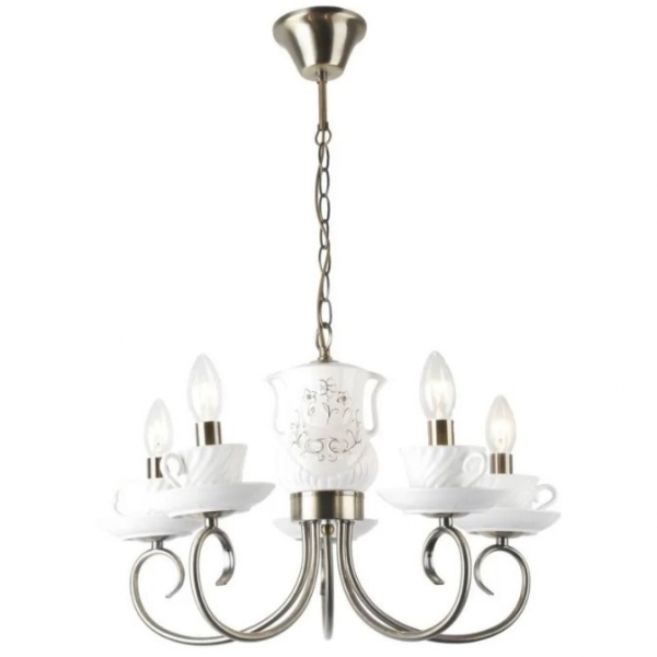 Подвесная люстра Escada Provence 5076/5 5*E14 Antique Brass