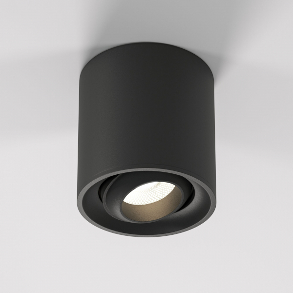 Светильник потолочный светодиодный Elektrostandard 10W 4200K чёрный 25041/LED