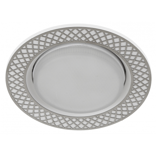 Светильник KL79 WH/CH ЭРА под лампу Gx53 круглый,220V,13W,белый/хром