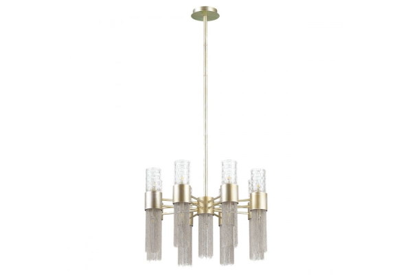 Люстра серебристый/стекло/металл G9 17х5W 220V Odeon Light PERLA ODL20 471 4631/17