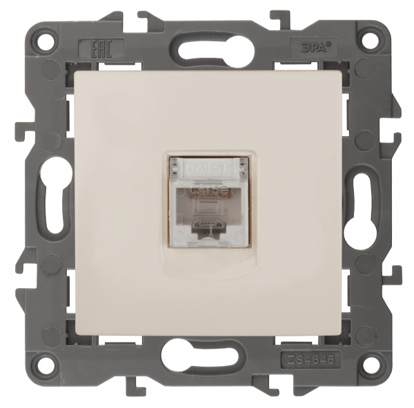Розетка 14-3107-02 RJ45 кость ЭРА Elegance