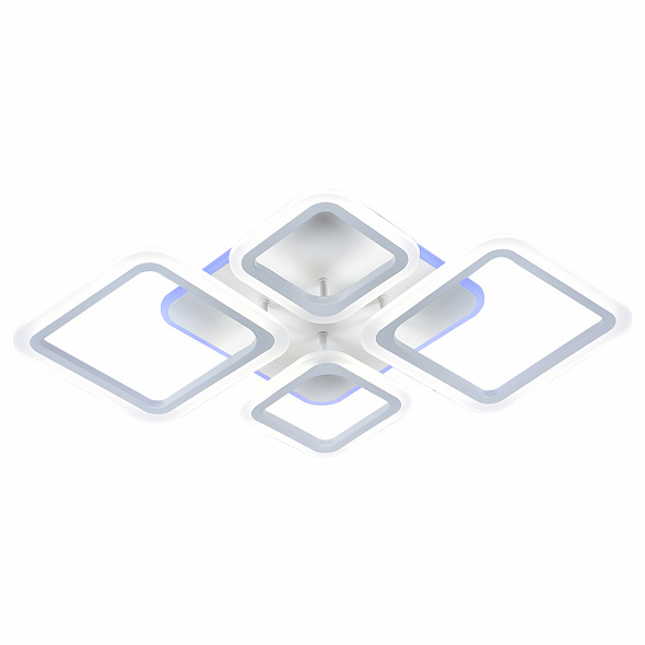 Люстра светодиодная Profit Light 1375/2+2 WHT 88W+12W RGB 2700-6500K пульт