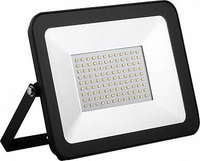 Прожектор светодиодный SAFFIT 2835SMD 100W 6400K  AC220V/50Hz IP65 черный SFL90-100