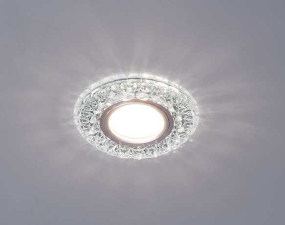 *Светильник диодный декоративный MR16 прозрачный CRYSTAL LED 28