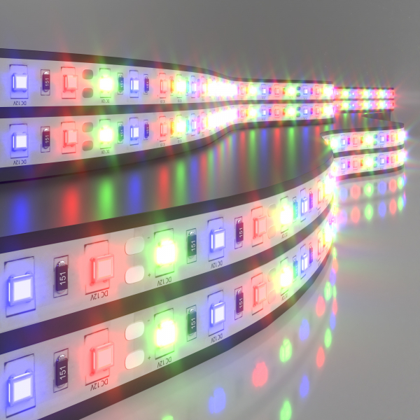 Лента светодиодная 5050 60led RGB 12V IP65 