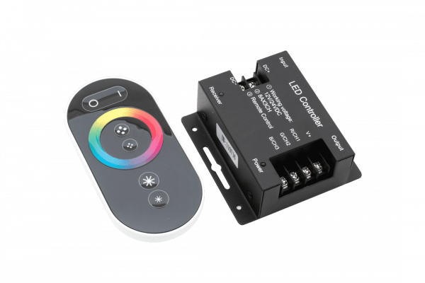 Контроллер радио touch DELUCE 24A 12/24 Вольт, RF-RGB-S-24A SWG