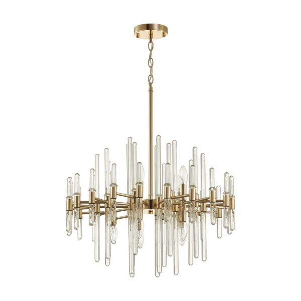 Люстра Odeon Light Hall Stika 10*E14 ODL22 451 золотой/стекло
