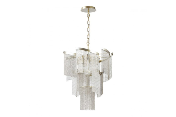 Люстра серебристый/стекло/металл E14 7х40 W 220V Odeon Light GRAZA HALL ODL20 4630/7