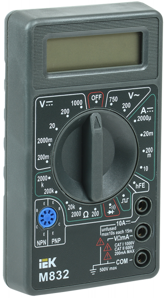 Мультиметр цифровой Universal М832 IEK