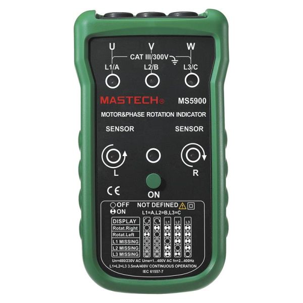 Индикатор чередования фаз 59266 Mastech MS5900