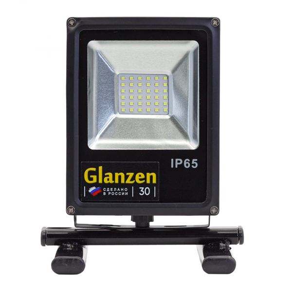 Светодиодный прожектор переносной GLANZEN FAD-0015-30 30Вт 6500К