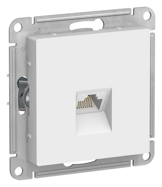 Розетка компьютерная RJ45 Systeme Electric AtlasDesign Лотос кат. 5Е механизм SE ATN001383
