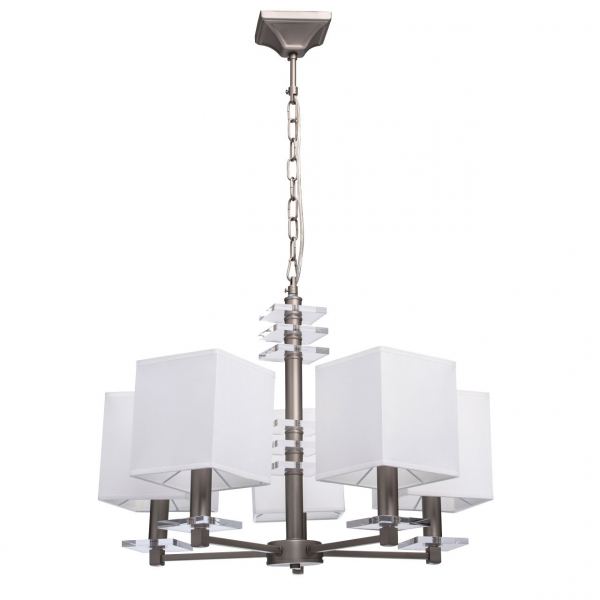 Подвесная люстра MW-Light Прато 4, 5*E14 белая