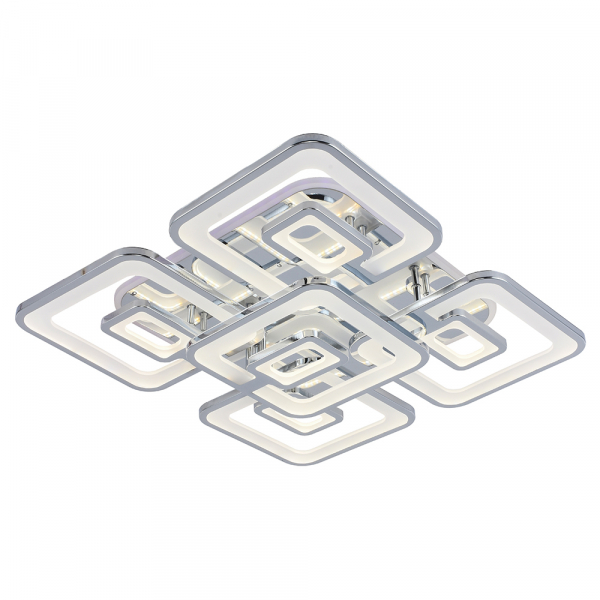 Люстра светодиодная Profit Light 8025/4+1 CHR 230W+14W RGB пульт