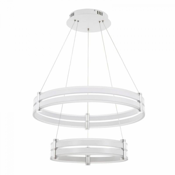 Подвесной светильник LED4U 8598-600-400 белый 153Вт 3000-6000К без пульта 600*600*1100мм
