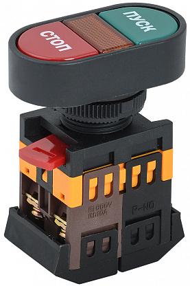 Кнопка APBB-22N "Пуск-Стоп" 1з+1р IEK