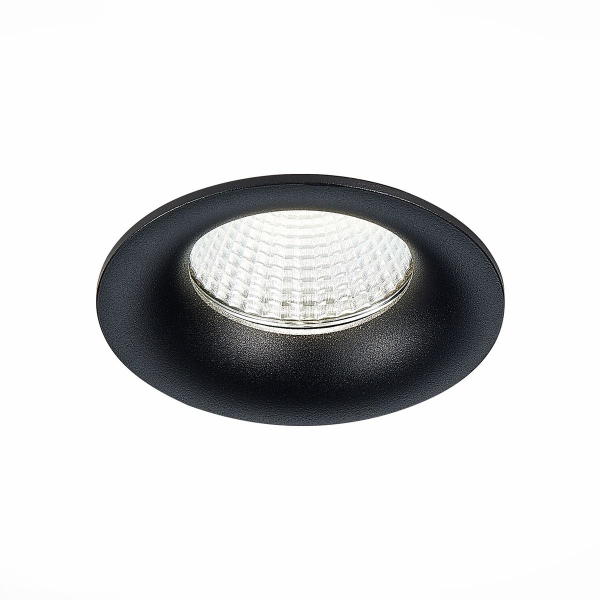 Светильник встроенный Черный LED 1х10W 4000К 900Lm Ra>90 38o IP20 D85хH75 170-240V