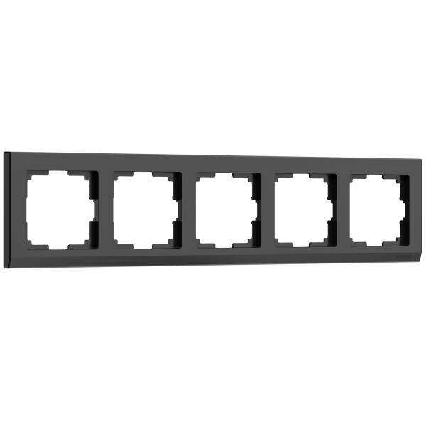 Рамка на 5 постов Werkel Stark черный W0051808 4690389161957 (10702070/130922/3302501)