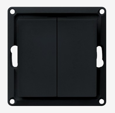 Радиовыключатель HITE PRO BASE 2F черный без рамки