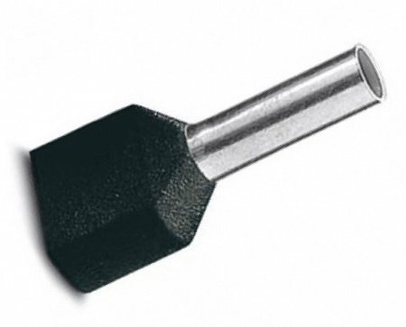 Наконечник-гильза НГИ2 GNGI-E2-2x6-14 Черный, 100 штук General