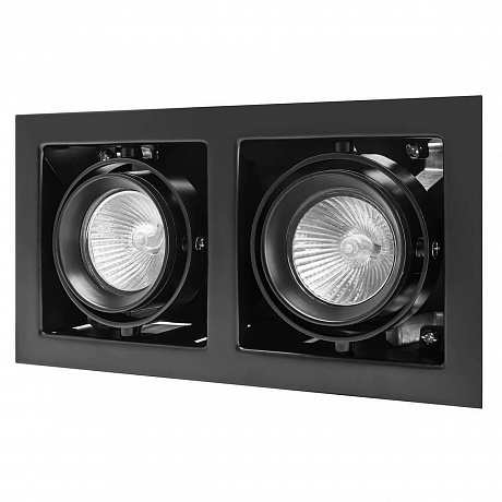 Светильник CARDANO 16x2 MR16/HP16 черный (в комплекте)