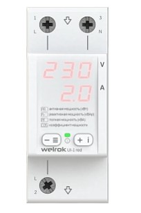 Вольтамперметр welrok UI-1 red