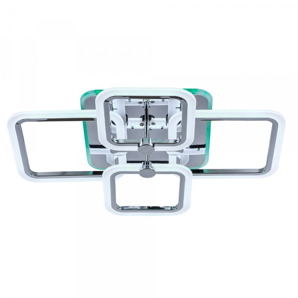 Люстра светодиодная Profit Light 18070/4 CHR 108W+10W 3000-6000K пульт