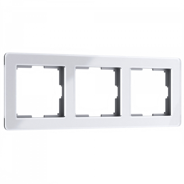 Рамка на 3 поста белый Acrylic Werkel