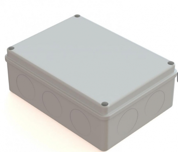 Коробка приборная наружного монтажа 190х140х70мм IP44 (20шт) Техэнерго