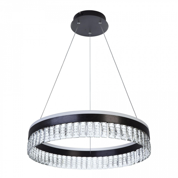 Светильник подвесной LED4U L1090-600 черный, 90Вт, 3300-5000К, с пультом 500-1000*600мм