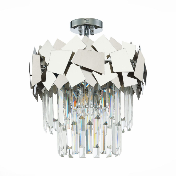 Люстра потолочная хром/прозрачный E14 5х60W ST Luce SL1232.102.05