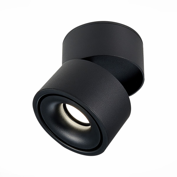 Светильник потолочный Черный LED 1х12W 4000К 1000Lm Ra>90 36o IP20 D100хH105 170-240V