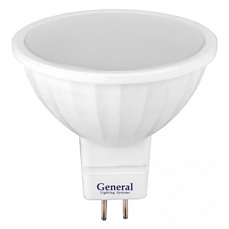 Лампа General GLDEN-MR16-10Вт-230-GU5.3-3000К