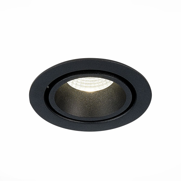 Светильник встроенный Черный LED 1х10W 4000К 750Lm Ra>90 38o IP20 D102хH85 170-240V